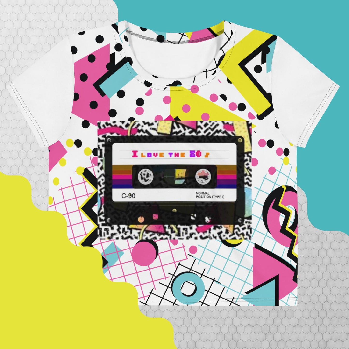 All-Over Print Crop Tee