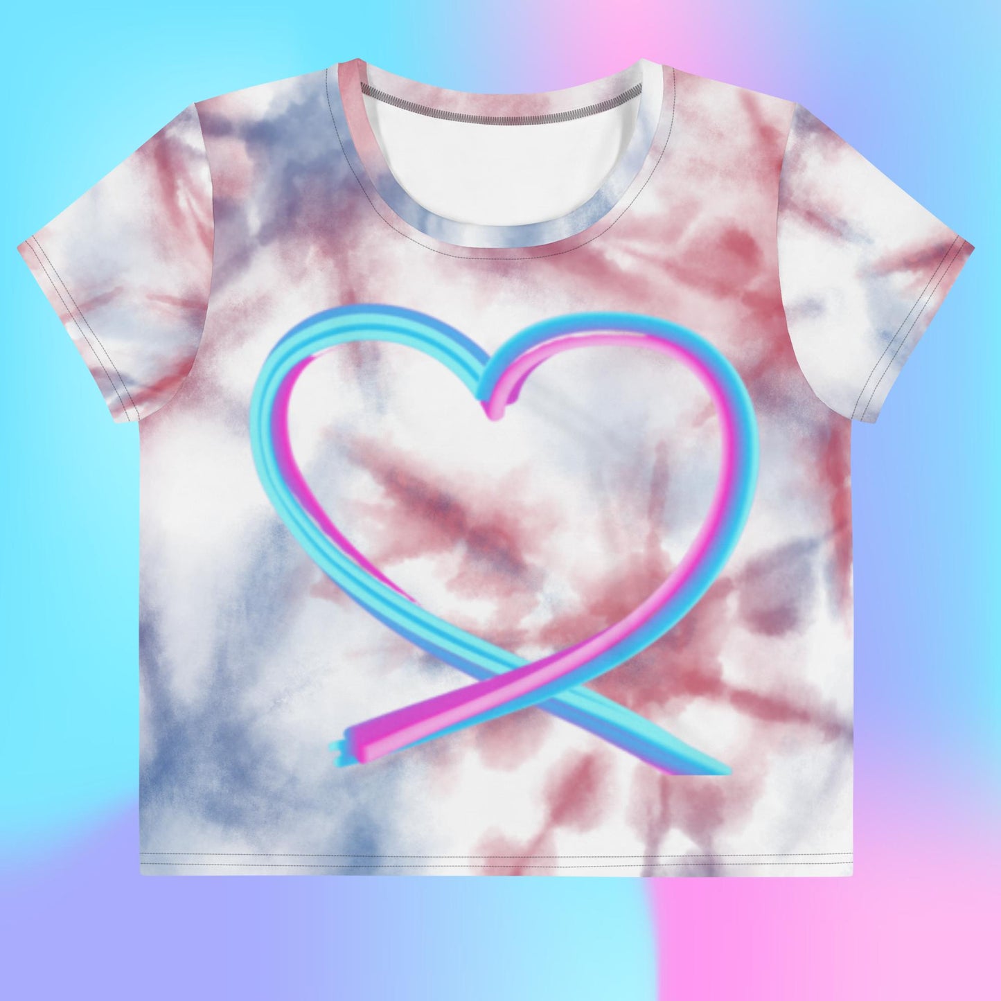 All-Over Print Crop Tee