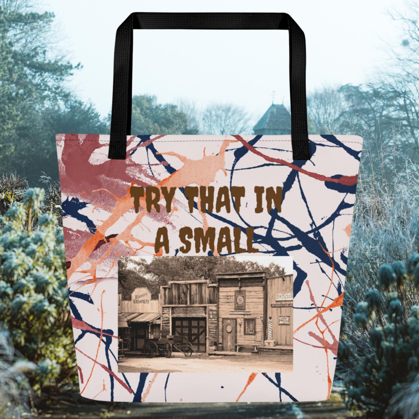 All-Over Print Large Tote Bag