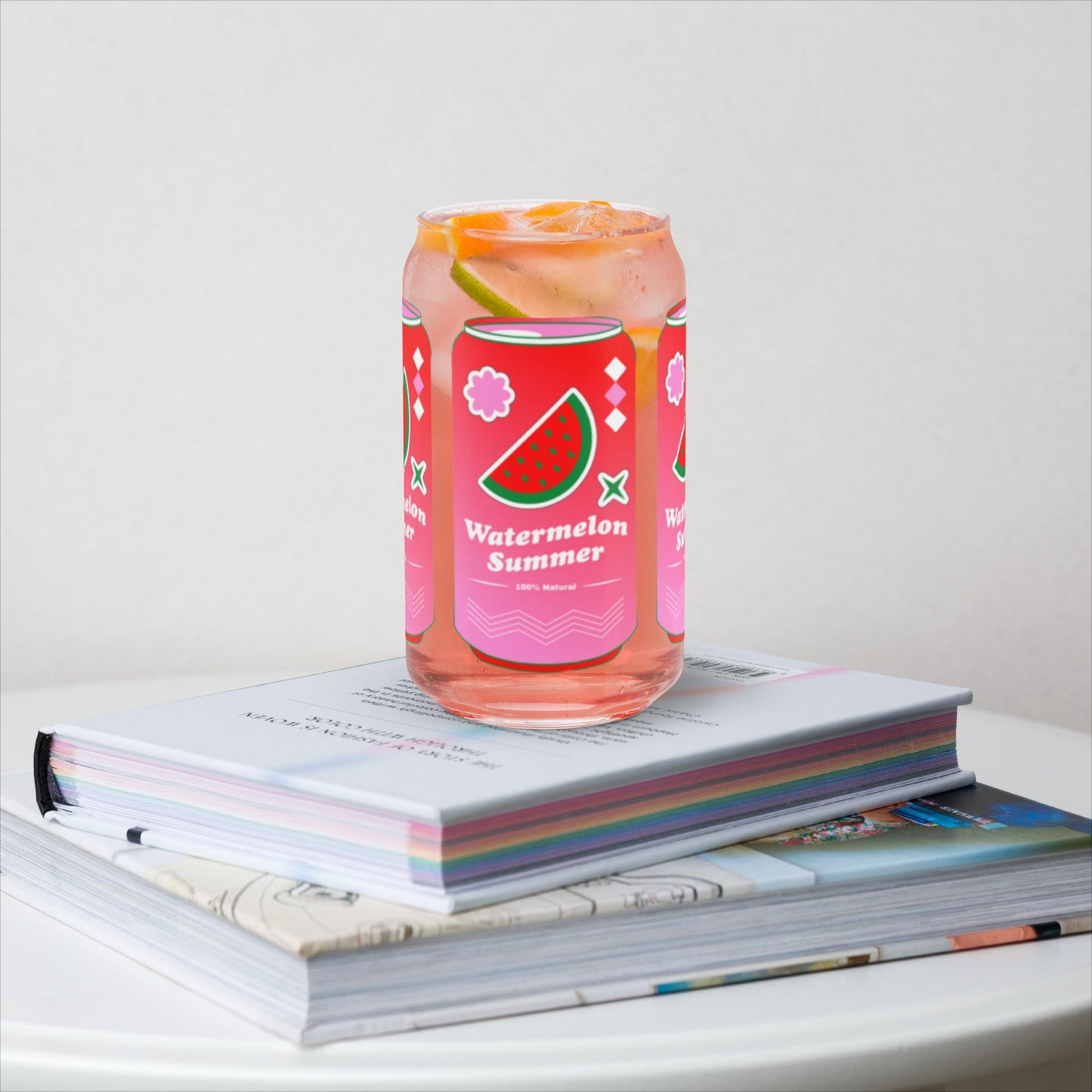 Can-shaped glass