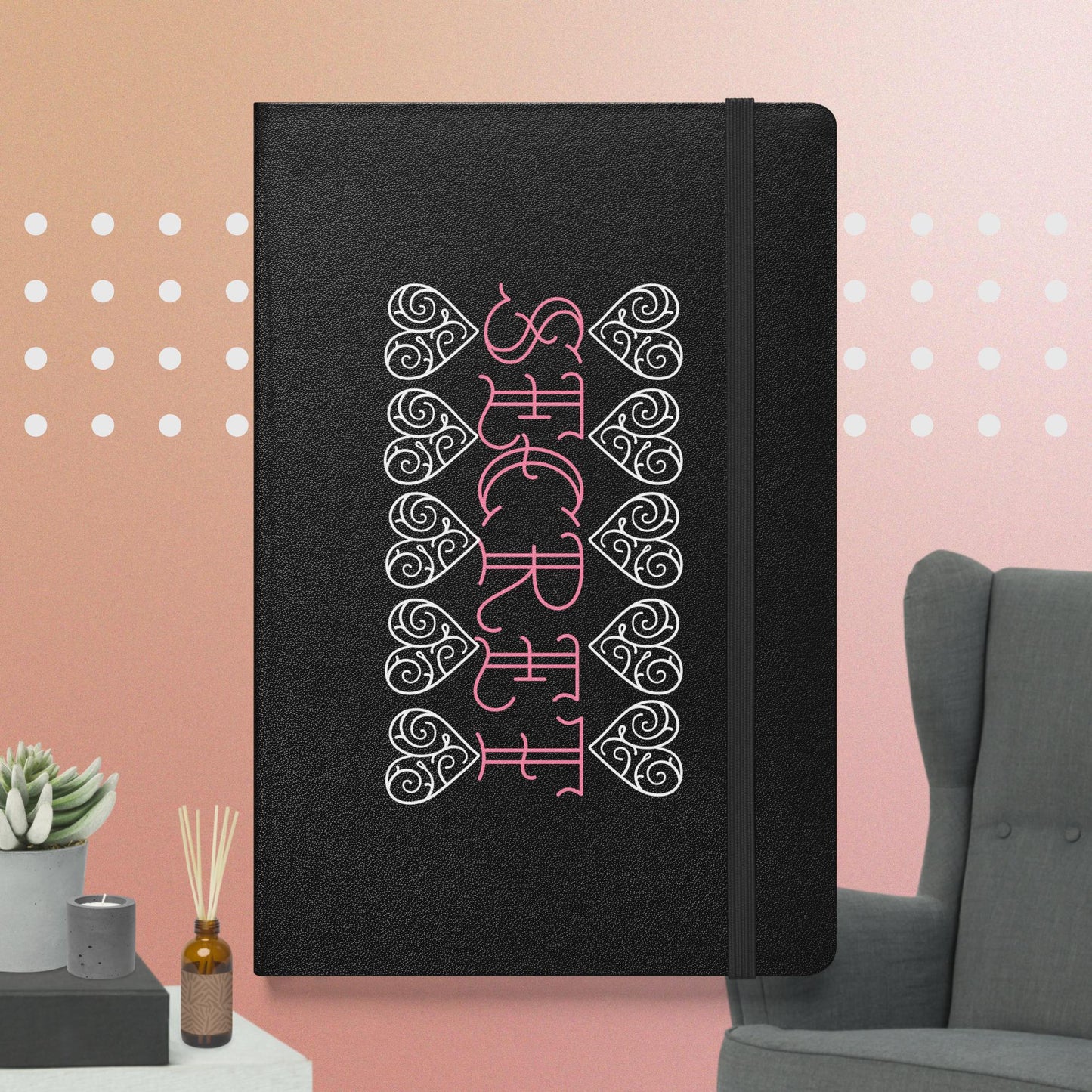 Hardcover bound notebook