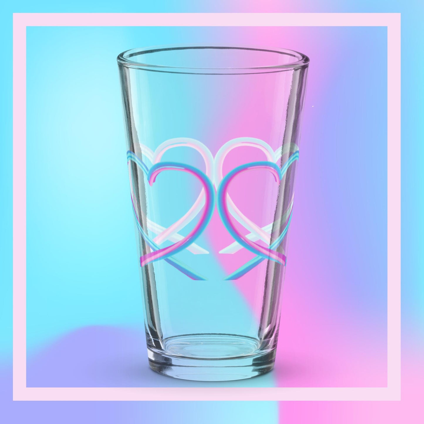 Shaker pint glass
